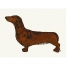 Dachshund Red Hand Towel