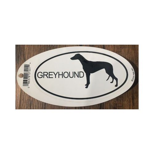 Greyhound Euro Sticker