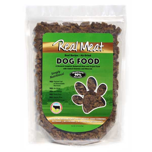 Real Meat, Raw Dried Dog Food Beef Austin Canine Central