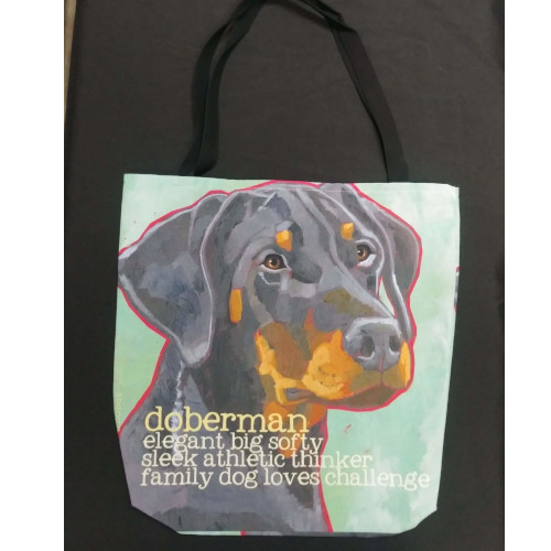 Doberman Tote Bag