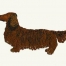 Dachshund Long Hair Hand Towel