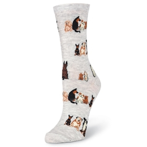 Dog Sitting Socks - Ladies