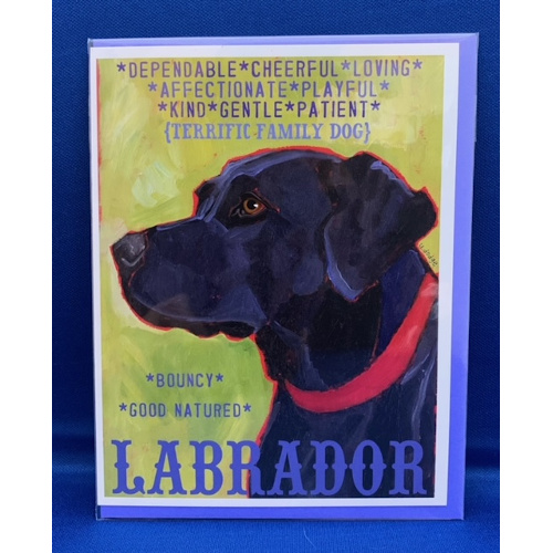 Labrador Stationary Card